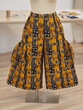 Real African Wax Print Wide Legs Pants