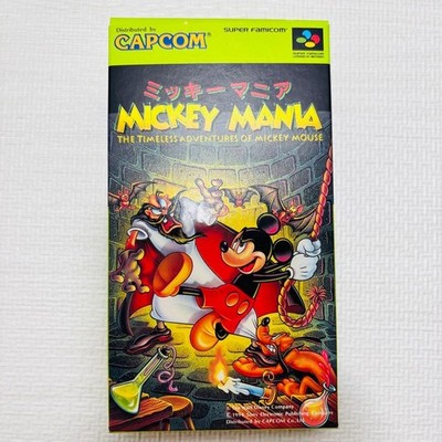 Mickey Mania (Super Famicom, SFC) - Box And Manual Included - Capcom - Disney