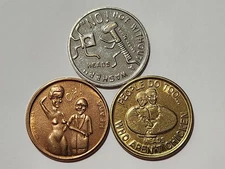 Comic Coin Lot - Heads, Tails 3 Coins