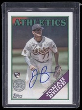 2023 Topps #88BA-JBR Jonah Bride 1988 Topps Baseball 35th Anniversary Autog