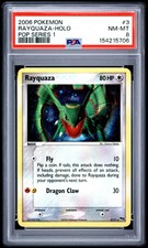 Pokemon Rayquaza Holo PSA 8 NM-MT 2006 POP Series 1 3/17 - EX Era on eBay