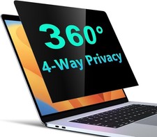 4-Way Privacy Screen for Laptop 14 Inch 16:9-360  Anti-Spy Filter, Matte Protect