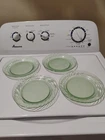 4 Vtg Spring Green Festiva Salad Plates