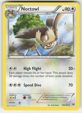 Noctowl 120/162 Rare BREAKthrough Pokemon Lightly Played