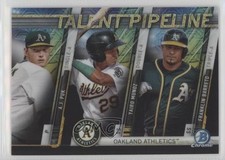 2017 Bowman Chrome Talent Pipeline Mega Box AJ Puk Yairo Munoz #TPM-OAK 0p6