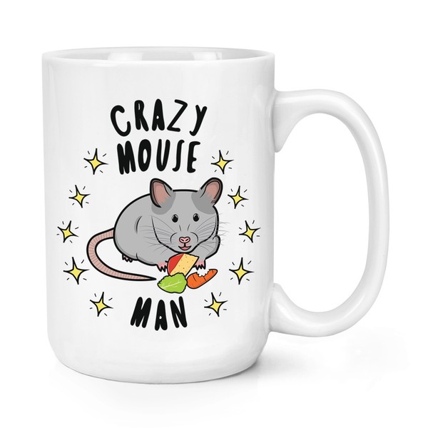 VerrüCkte Maus Mann Stars 426Ml Groß Becher Tasse - Lustiger Witz-image