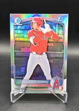 2025 Bowman Chrome Prospects Refractor /499 Lucas Ramirez #BCP-135 Angels
