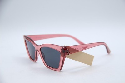 NEW BCBGENERATION BG1049 651 CLEAR PINK AUTHENTIC DESIGNER SUNGLASSES 54-18