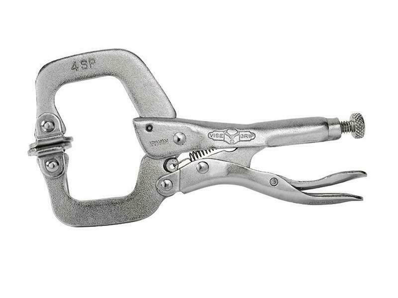Irwin Vise-Grip 4Sp Locking C Clamp Swivel Pad 100Mm (4In) VIS4SP