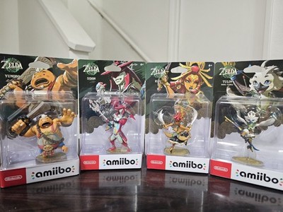 amiibo The Legend of Zelda Tears of the Kingdom Sidon Riju Tulin Yunobo 4pcs set