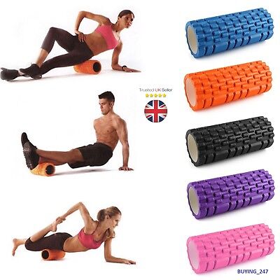 Yoga Gym Massage Ball Relieve Fatigue Roller Rubber Solid Silica Gel Pilates 