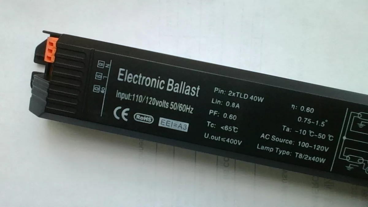 Fluorescent Electronic Ballast Lamps 3 Pack 2 F40T12 F40T8 Rapid