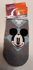 Disney Mickey Mouse adult slipper socks unused with tag