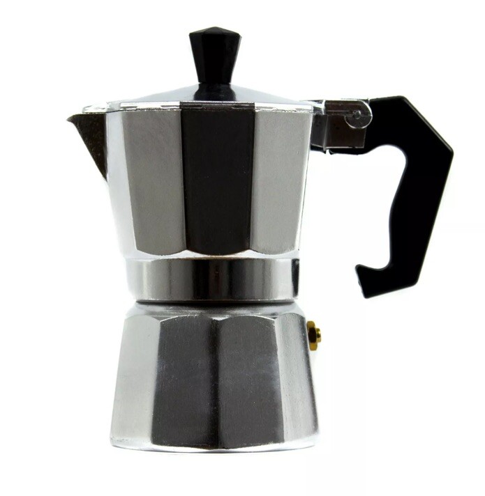 CLASSIC ITALIAN ALUMINUM ESPRESSO COFFEE MAKER 2 CUP COFFEE MAKER NIB