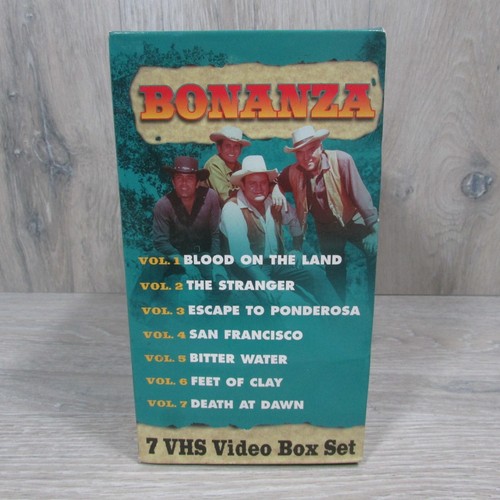 BONANZA TV VHS Video Box Set of 7 1 Hour Shows - Lorne Green - Picture 2 of 7
