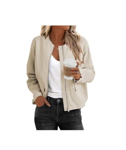 Casual Women's Jacket Zip up / Cropped Bomber Size 2xl NWT