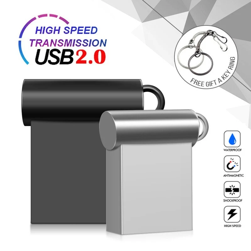 U Disk 64G 32G High Speed Memory Stick Mini Metal Usb Flash Drive 4G 8G 16G 32G - Image 3 of 4