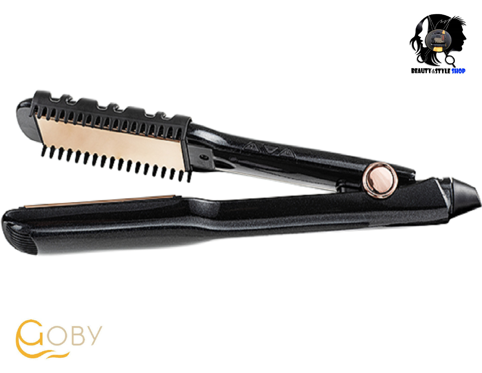Piastra Goby Extensive Titanium 230° - Strumento Professionale Salone
