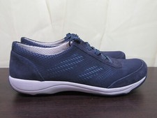 Dansko Blue Leather Suede Lace Up Low Top Sneaker Shoes Sz Women 10.5-11 41 