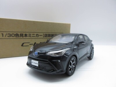 TOYOTA C-HR ミニカー 黒 1:30 Toyota C-HR 2019 Late CHR Black Mica Color Sample Mini Car