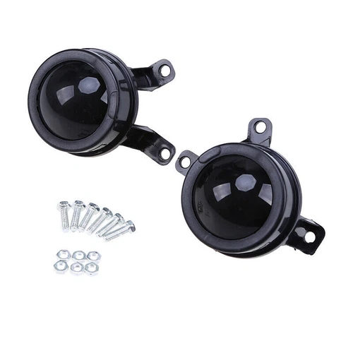 2PCS Front Bumper Fog Lights ACC Decor Cover For Audi A6 S6 A7 RS6 2011-2016 - Picture 2 of 11