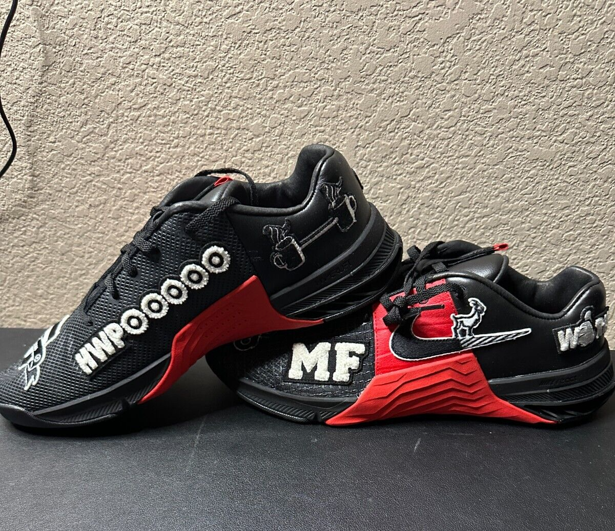DEADSTOCK Size 12 Nike Metcon 8 x MF Mat Fraser PE Black/Red