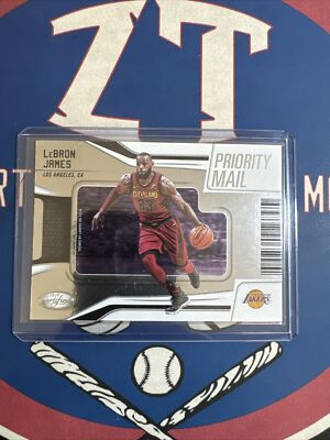 Lebron James 2018-19 Certified PM7 Priority Mail Lakers Cavaliers NBA