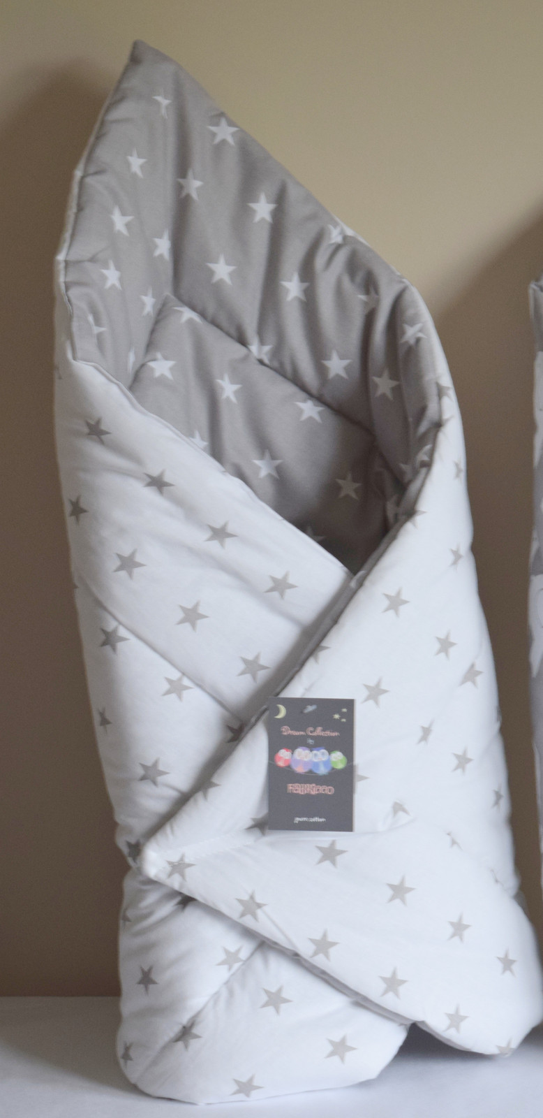 Cotton SWADDLE WRAP BLANKET NEWBORN BABY INFANT PRAM DUVET / SLEEPING