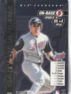 FREE SHIPPING-MINT-2000 MLB Showdown  #3 Gary DiSarcina ANGELS