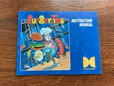 Burgertime Burger Time NES Nintendo Instruction Manual Only
