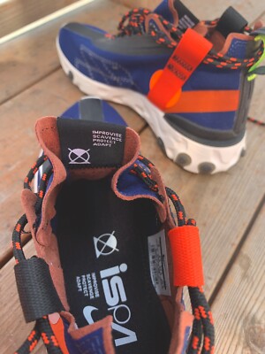 Nike React Jumpman Runner Mid WR ISPA Blue Void Team Orange AT3143-400 Air Max 5