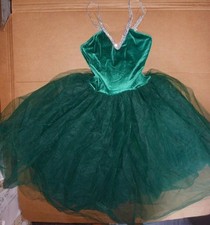 Velvet Spandex Camisole Romantic length Tutu Ballet Costume ch/ladies colors