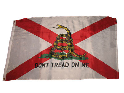 3x5 Gadsden Don T Tread On Me Alabama State Premium Quality Flag 3 X5 Banner Ebay