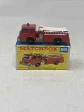 Matchbox - #29 Fire Pumper Truck E Box Very Nice Lesney