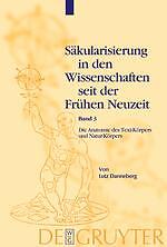 Thumbnail - Die Anatomie Des Text-körpers Und Natur-körpers | Buch | 9783110176001