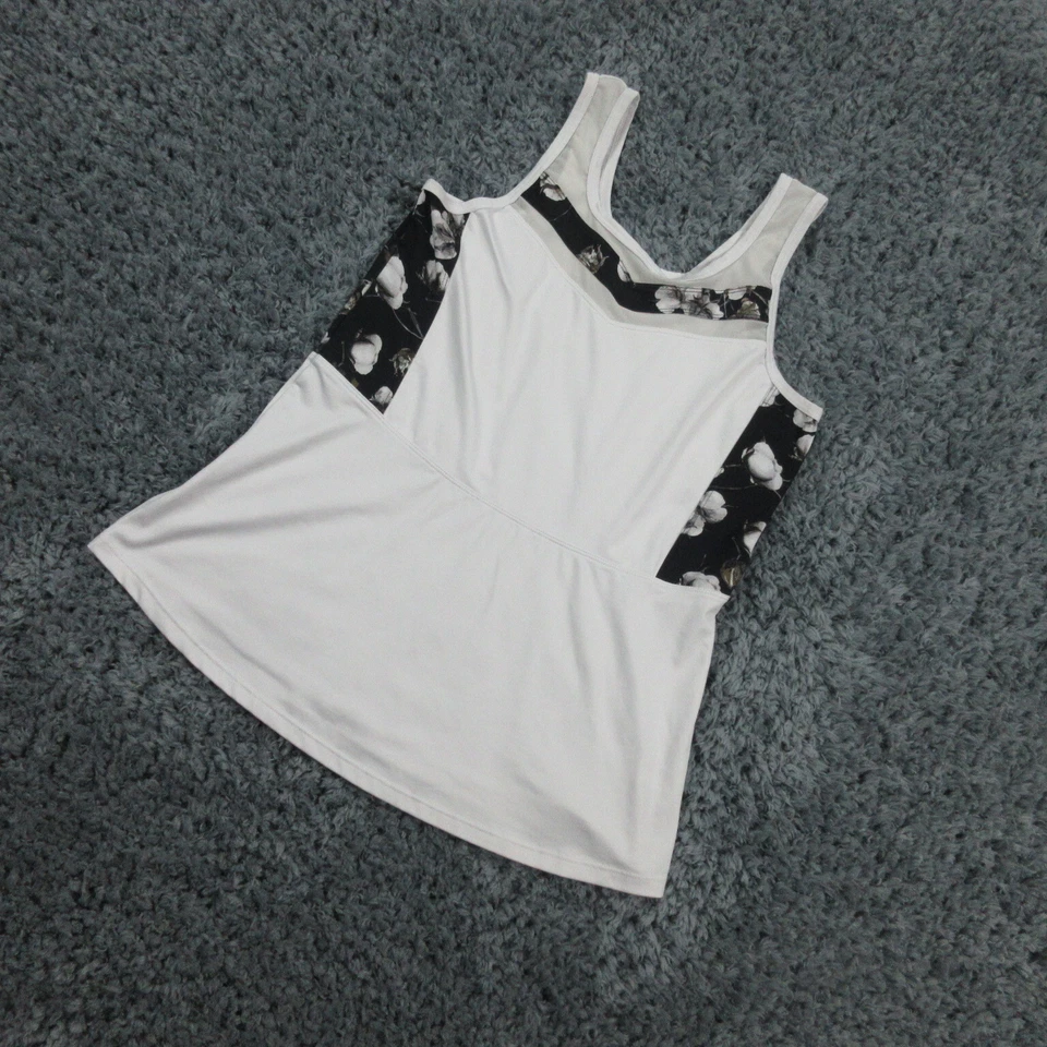 Tail Shirt Womens Small White Black Floral Sleeveless Pullover Tank Top - Image 2 of 4