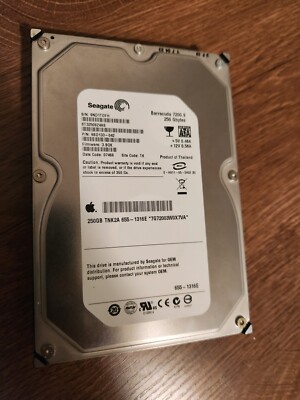 Seagate Barracuda 7200.9 250 GB Internal Hard Drive 7200 RPM (ST3250824AS)