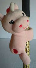 Slap Bracelet Plush Pink Unicorn Clip On Great For Baby Toy