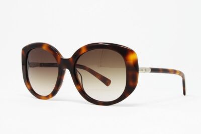 Longchamp Women's Oversized sunglasses LO601S Color 214 Havana Size 55mm NWT 