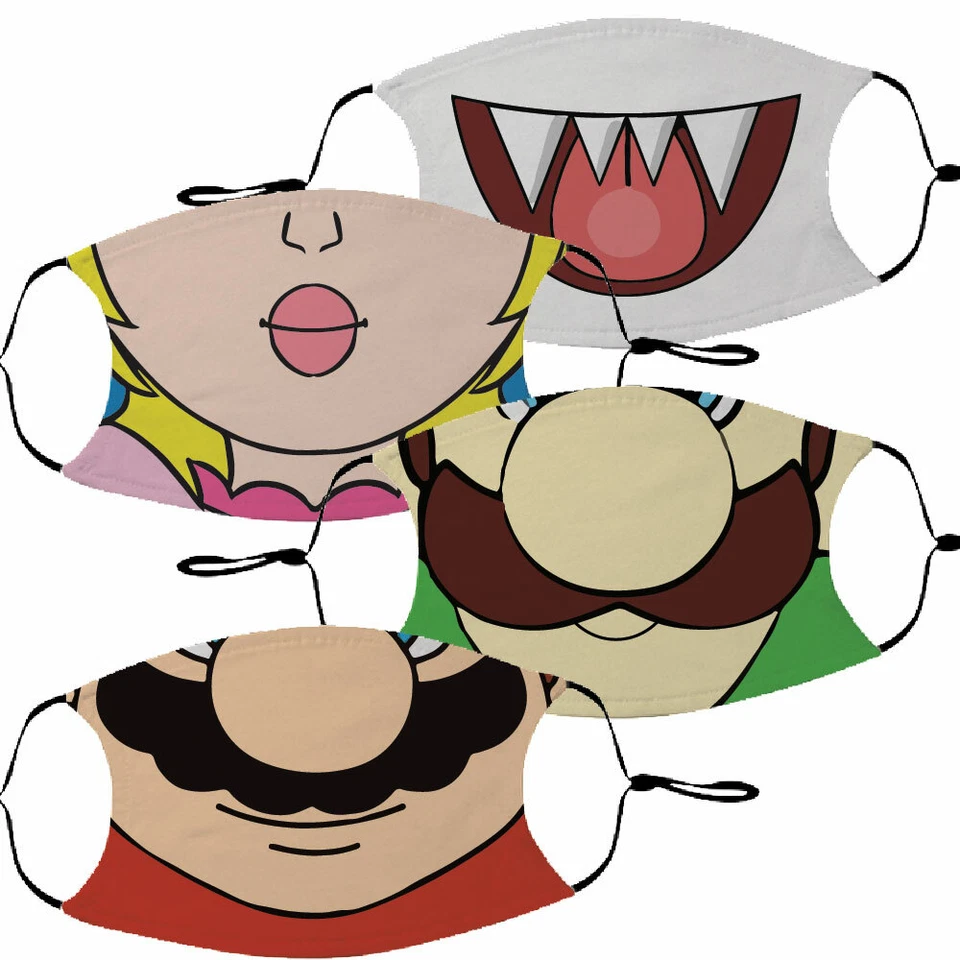 Kids Superhero Video Game Adjustable Super Hero Face Mask with  Filter - Image 2 of 4