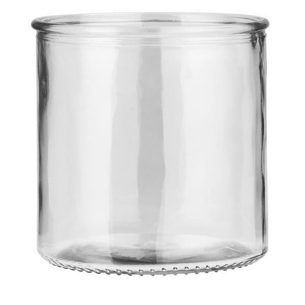 Klarer Glasblumentopf Mit Rand Klein Von Ib Laursen-image