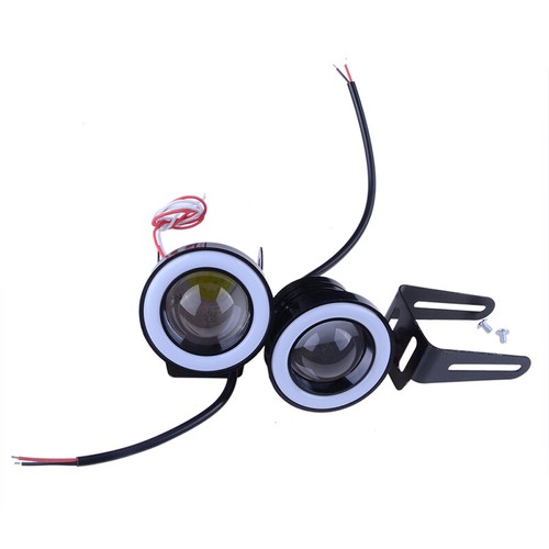 2.5" 64MM COB Purple Fog Light Projector Car Lamp Halo Angel Eyes LED Universal - Picture 5 of 7