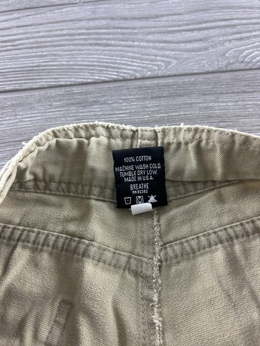 Prana Shorts Mens Medium Khaki Beige Tan Belted Cargo Hiking Trail - Picture 14 of 14