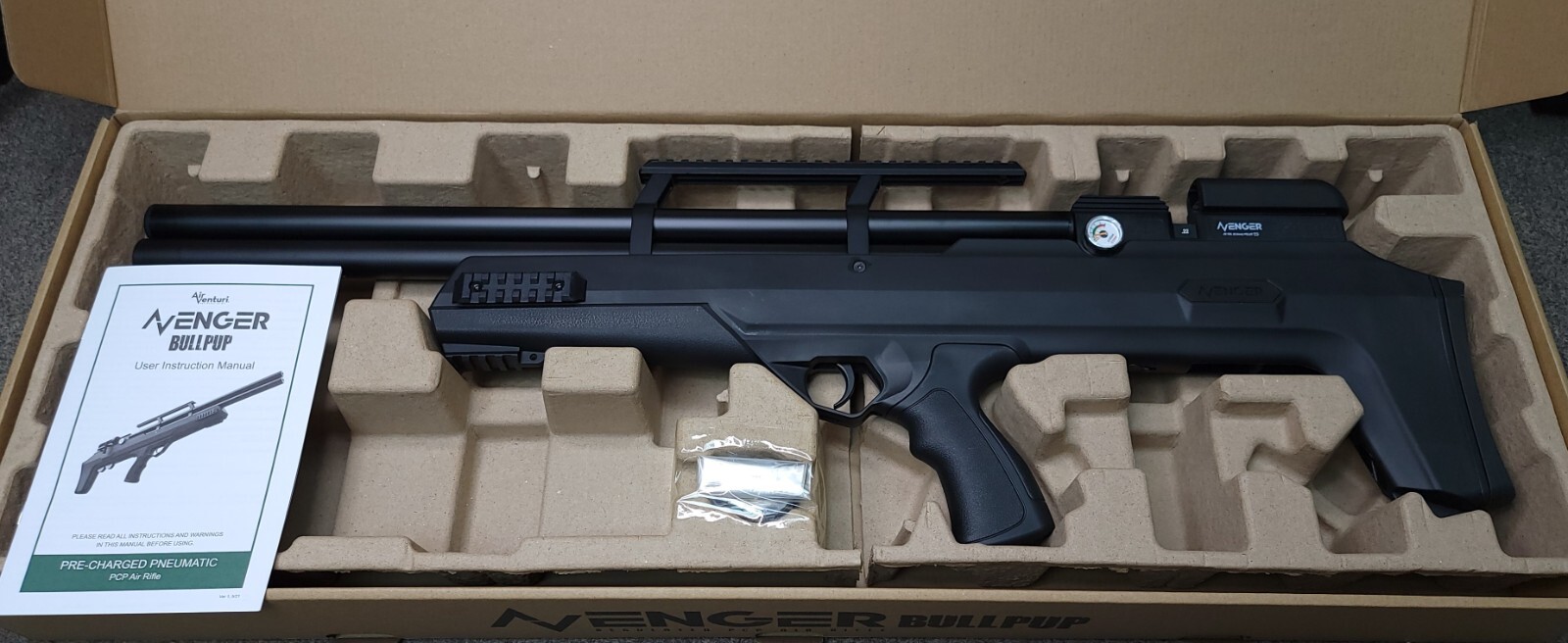 Air Venturi Avenger Bullpup .22cal., Regulated PCP Air Rifle, 930fps