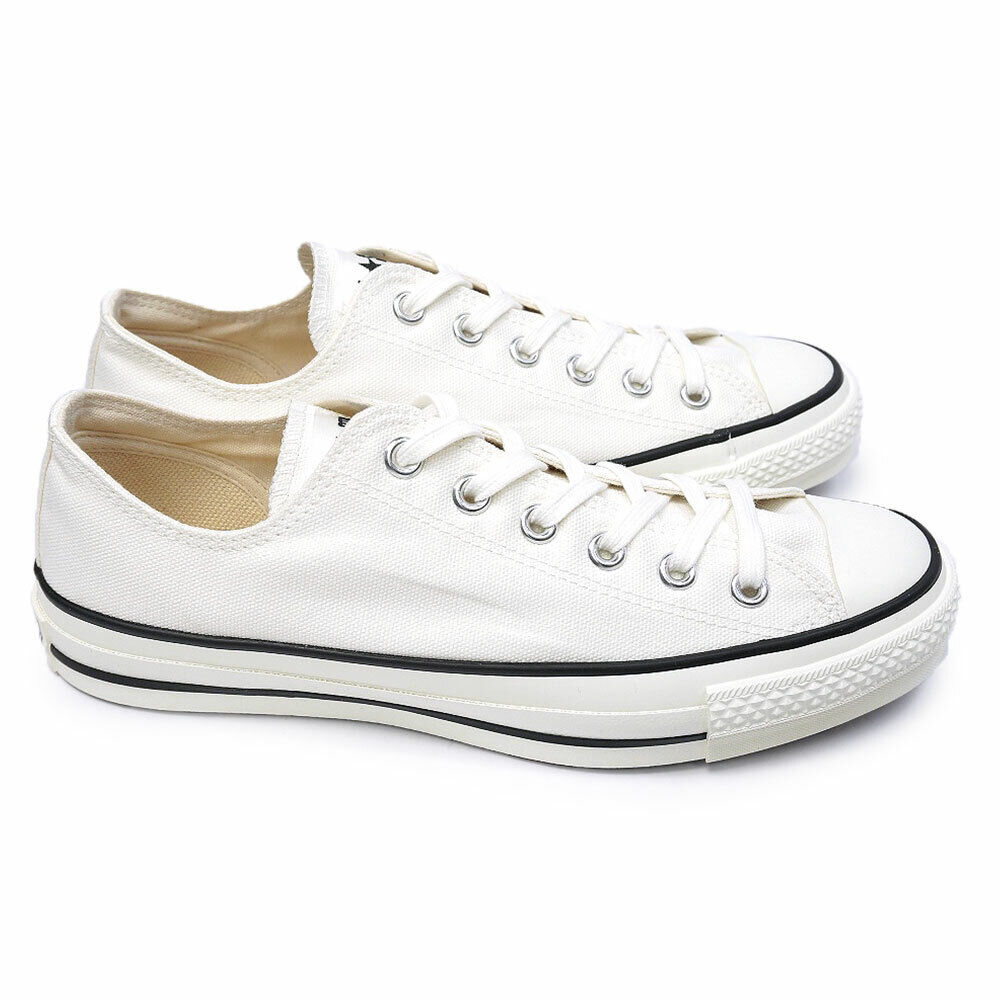 CONVERSE CANVAS ALL STAR J OX Made in JAPAN Sneakers Natural White Black  White