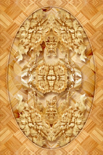 3D Patterns Orange 946 Floor WallPaper Murals Wall Print Decal AJ WALLPAPER US - Picture 3 of 6