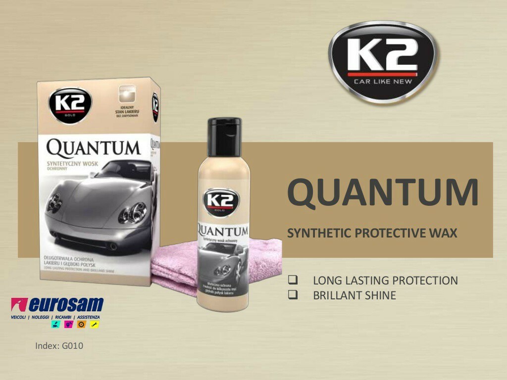 CERA SINTETICA PROTEZIONE VERNICE AUTO RAVVIVA COLORE CARROZZERIA K2+PANNO GRATI