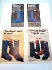 4 1974 Dingo Acme Boots Ads Americas wearing ...