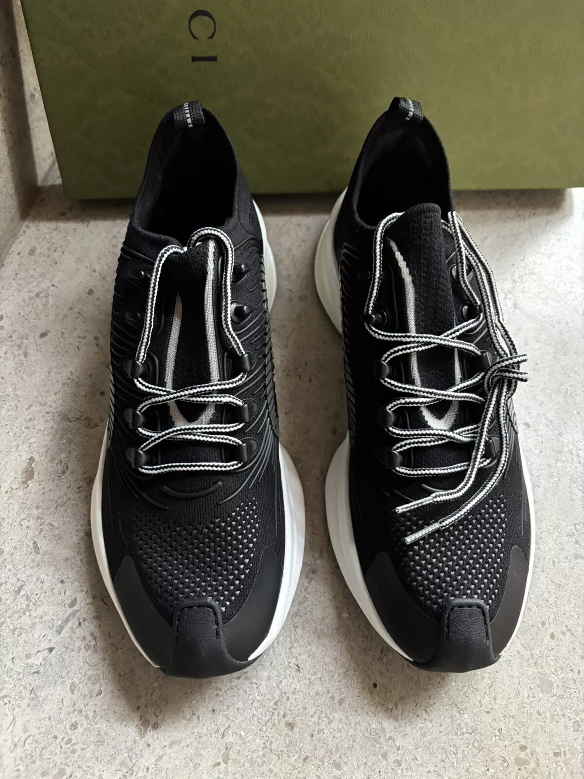 Baskets Gucci Run en tricot homme taille US 12,5