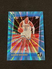 2021-22 Panini Donruss Aaron Wiggins Rated Rookie Light Blue Holo Laser /60 #241